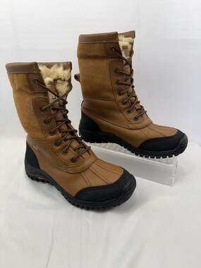 UGG Women's Adirondack Boot II Chestnut Otter Waterproof Leather Snow Boots Size